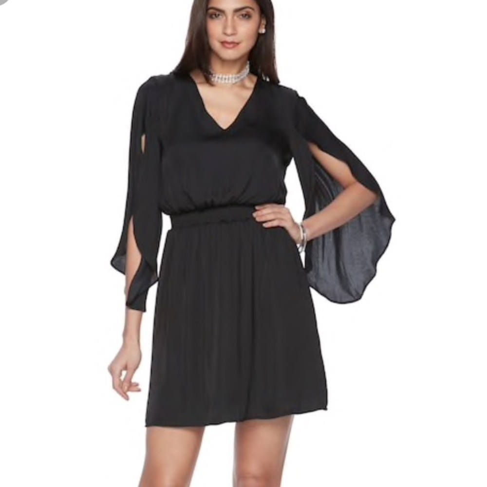 Jennifer Lopez Flutter Fit and Flare Dress NWT XS